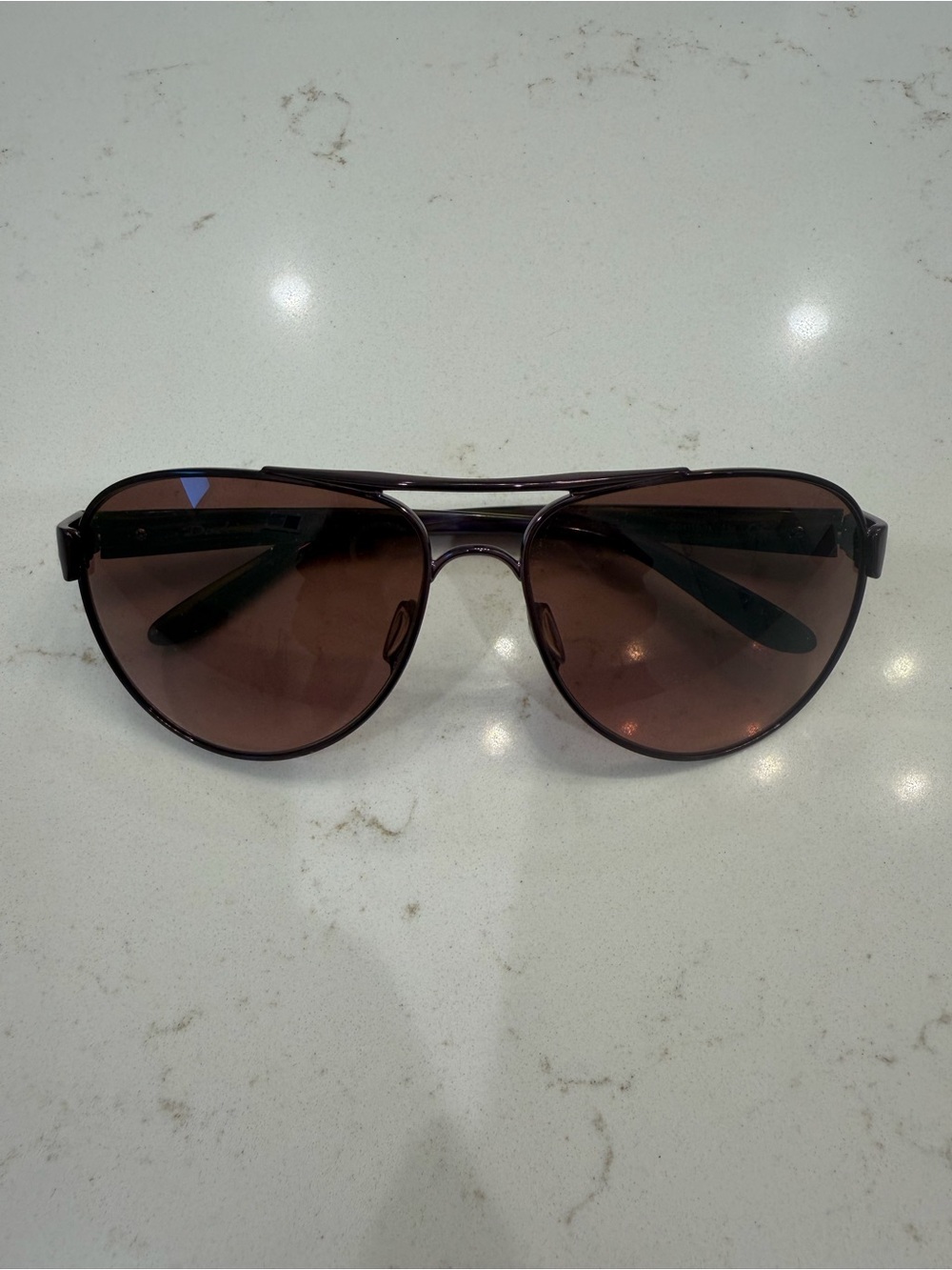 Oakley Disclosure, Aviator Style Sunglasses With Purple Frame and Dark Lenses